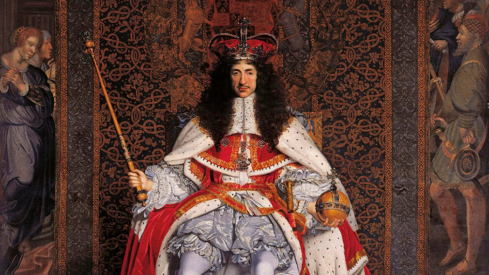 Carlos II, el día de su coronación. Fuente: Royal Collection Trust
