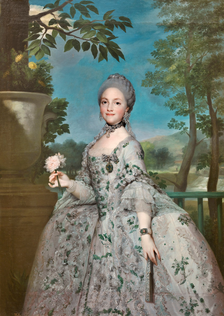 María Luisa de Parma, Princesa de Asturias (c. 1765), Anton Rafael Mengs